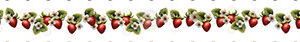 Nastro Bordo Fragole  h. 4 cm x 90 cm