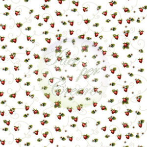 Pannello sfondo Fragole cm 50x80
