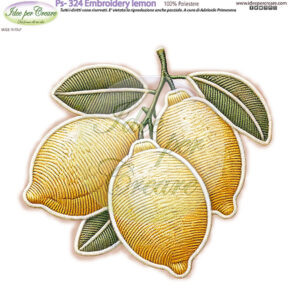 Pannello cm 25x25 Embroidery Lemon