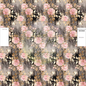Tessuto resinato Borsa Rose