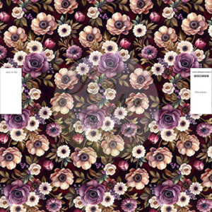Tessuto resinato Borsa Anemone
