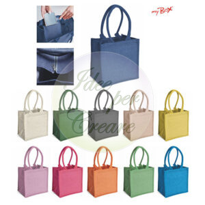 Borsa GELSO cm 24x24x17 con cerniera lampo