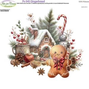 Pannello cm 25x25 Ginger bread