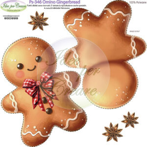 Pannello cm 25x25 Omino Ginger