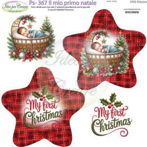 Pannello cm 25x25 Il mio primo natale