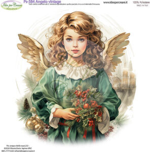 Pannello cm 25x25 Angelo Vintage