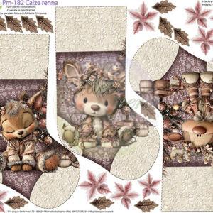 Pannello cm 40x50 Calze cm 30 Rosa Antico