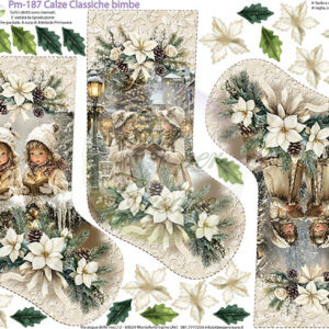 Pannello cm 40x50 Calze cm 30 Classiche Bimbe