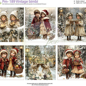 Pannello cm 40x50 Vintage Bimbi