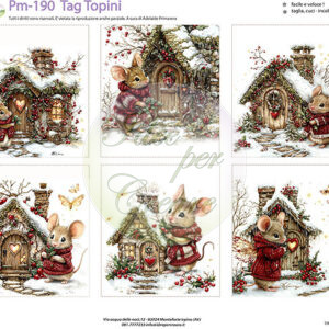 Pannello cm 40x50 Tag Topini