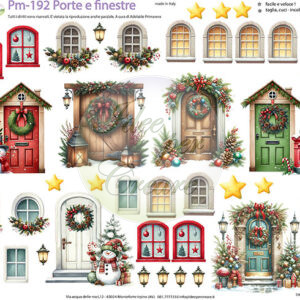 Pannello cm 40x50 Porte e Finestre