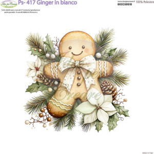 Pannello cm 25x25 Ginger bianco