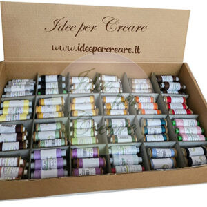 Espositore cotone (5 spolette x 24 Colori)