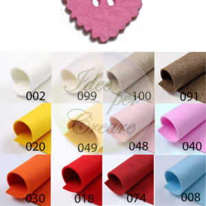 Cuore in feltro cm 3 (bl 10 pz)