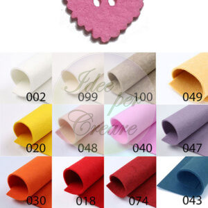 Cuore in feltro cm 3 (bl 10 pz)