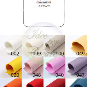 Tag in feltro Cuori cm 17x24 Cuori