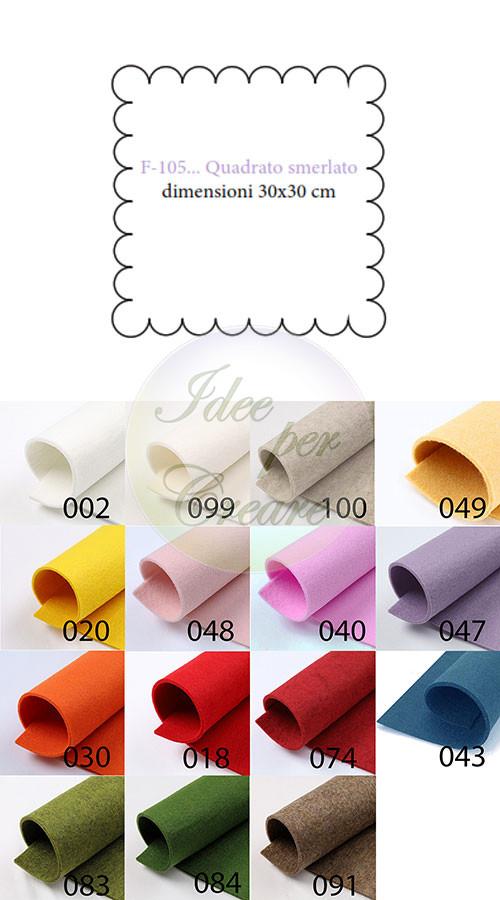 Tag Quadrato Smerlato cm 25x25