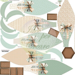 Pannello cm 50x50 Mongolfiera