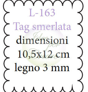 Tag smerlata cm 10,5x12