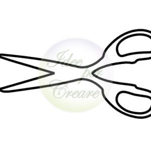 Bottoncini Forbici cm 4 (bl 5 pz)