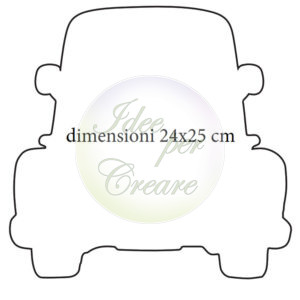 Sagoma Furgoncno per PS 432 cm 24x25