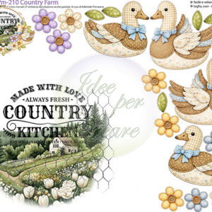Pannello cm 40x50 Country Farm