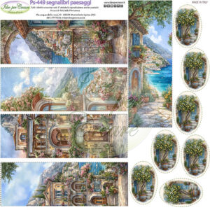 Pannello cm 25x25 Segnalibri Paesaggi