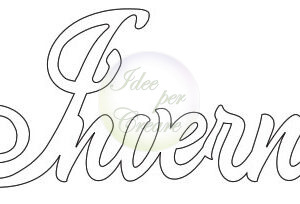 Motivi in Feltro Inverno altezza cm 4x9,5