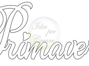 Motivi in Feltro Primavera altezza cm 4x10