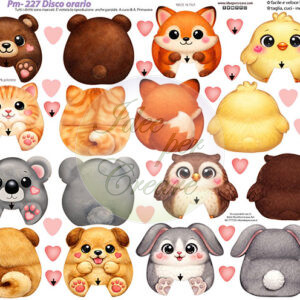 Pannello cm 40x50 Dischi orari