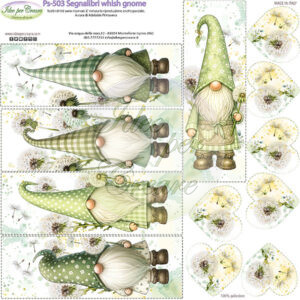 Pannello cm 25x25 Segnalibri Wish gnomi