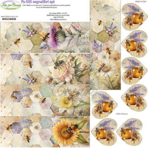 Pannello cm 25x25 Segnalibri Api