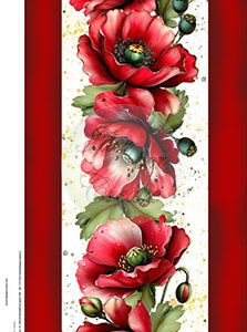 Runner Poppy cm 50x130