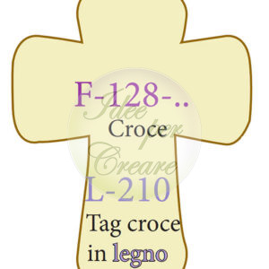 Sagoma Croce cm 4,5x5,5 (blister 5 pz)