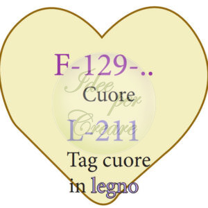 Sagoma Cuore cm 4x4 (blister 5 pz)