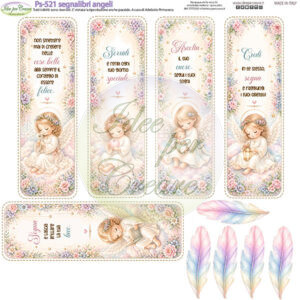 Pannello cm 25x25 Segnalibri Angeli