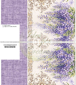 Tessuto resinato Borsa Glicine