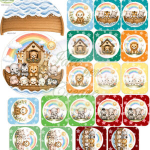 Pannello cm 50x50 Memory Arca di Noè