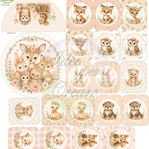 Pannello cm 50x50 Memory Bosco Incantato