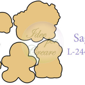Sagome in legno per PM-258 (5 formine)