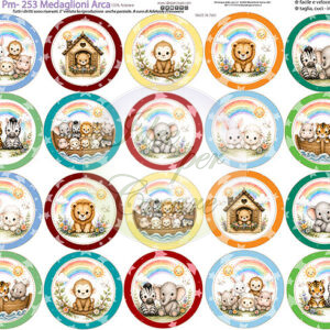 Pannello cm 40x50 Medaglioni Arca