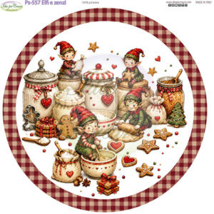 Pannello cm 25x25 Elfi e Zenzi