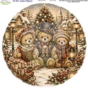Pannello cm 25x25 Sotto l'albero