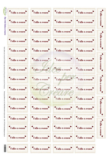 Carta Riso Fatto a mano